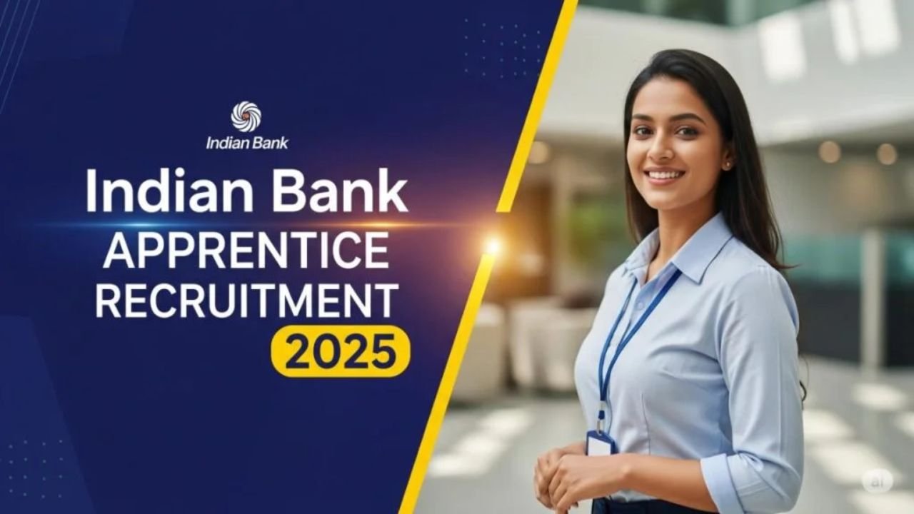 इंडियन बैंक में नौकरी का सुनहरा मौका, 7 अगस्त तक कर सकते हैं अप्लाई, जाने डिटेल